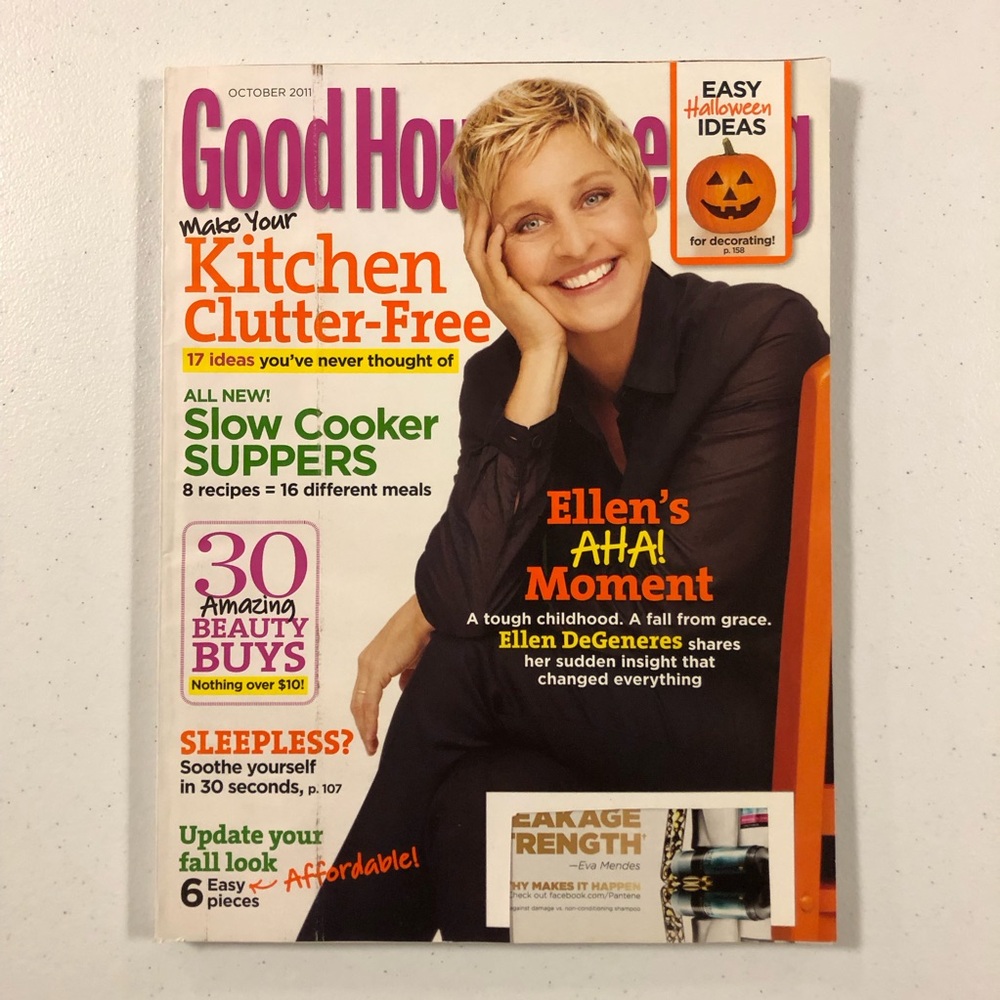 Good Housekeeping October 2011 Ellen DeGeneres